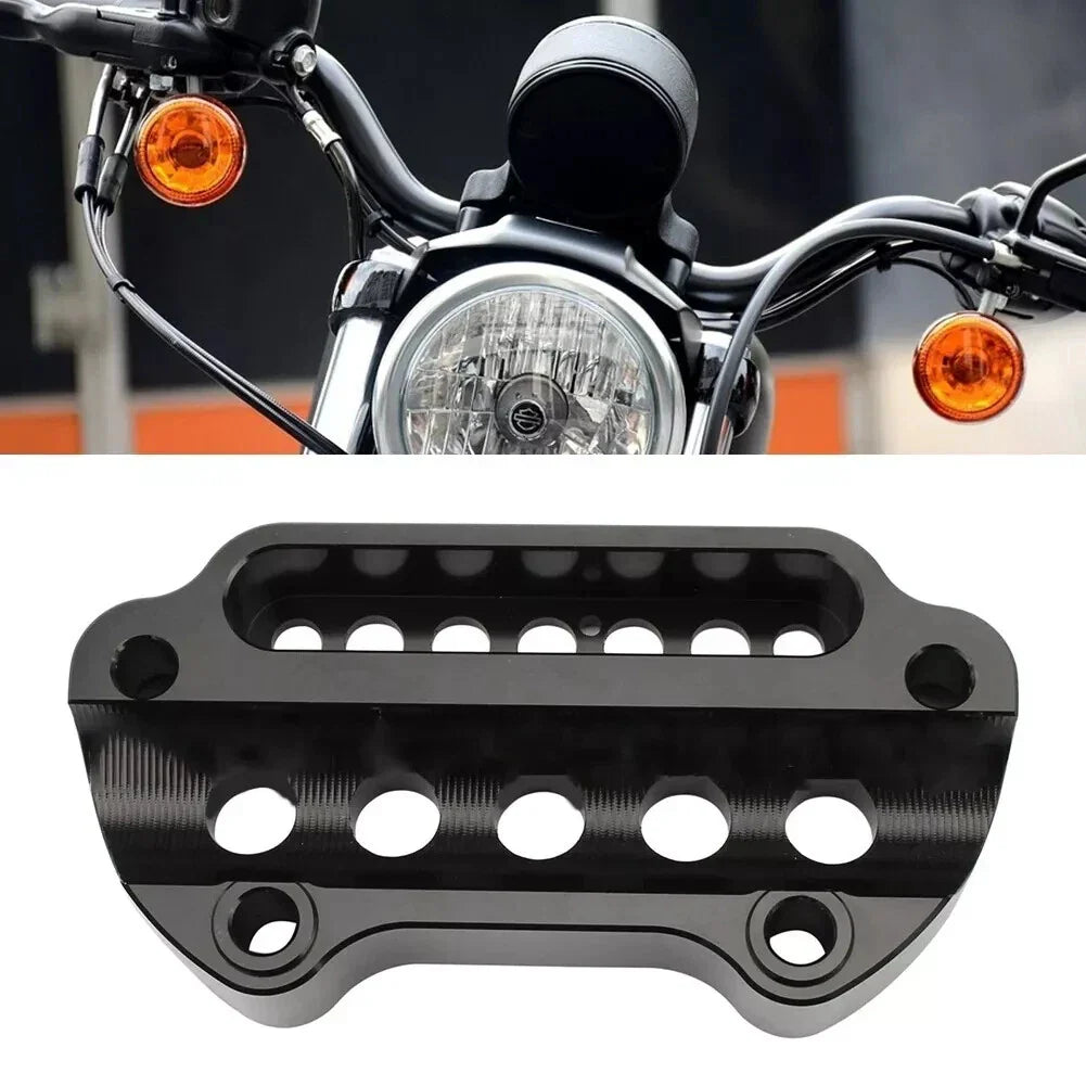 Handlebar Clamp Mount for Harley Sportster Dyna Softail