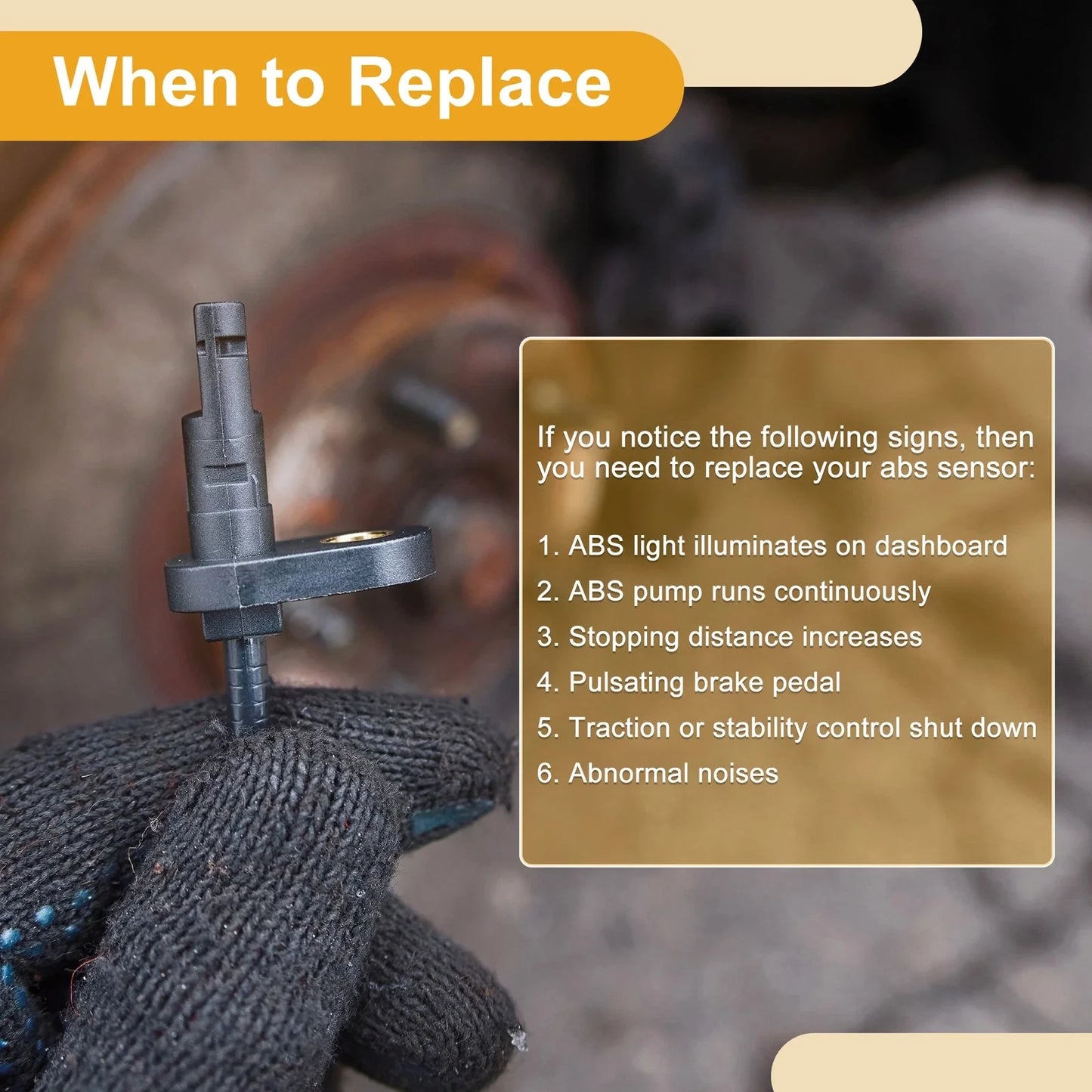 ABS Wheel Speed Sensor for Chevrolet Suburban (2000-2006)