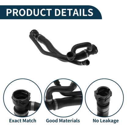 Radiator Hose for BMW E60 550i (2006–2010) No. 17127534918 Rubber