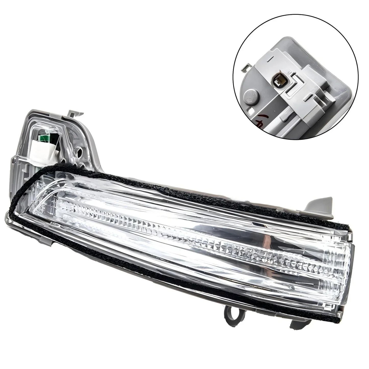 Clear Wing Mirror Blinker Turn Signal Lights for Toyota Hilux (2016–2024)
