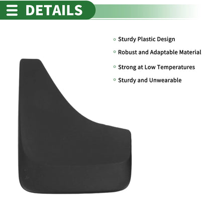 Mud Flaps Splash Guards for Chevrolet Sierra 1500 2500 3500 (2001–2014)