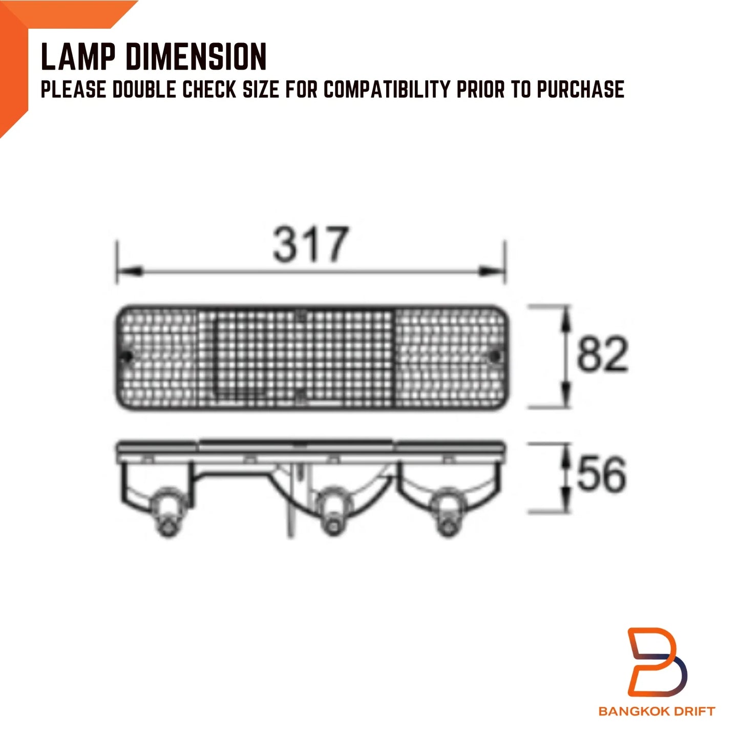 Tail Light Rear Lamp for Suzuki Carry 4WD Truck (2005-2023)