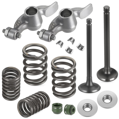 Set of 4 Rocker and Intake Exhaust Valves for Honda CRF80F CRF100F (2004–2023)