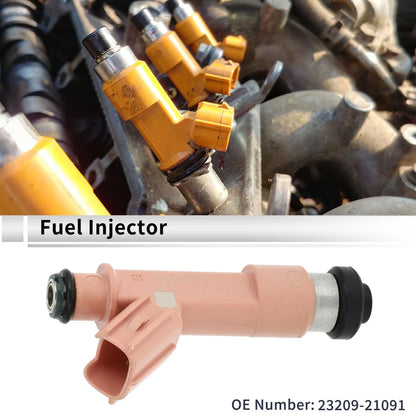 Fuel Injector No. 23209-21091 for Toyota Prius C (2012–2019) 1 Pc Pink