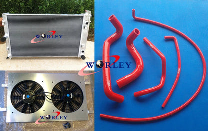 Aluminum Radiator with Fan Shroud & Hose for Holden Commodore VZ (2004–2006)