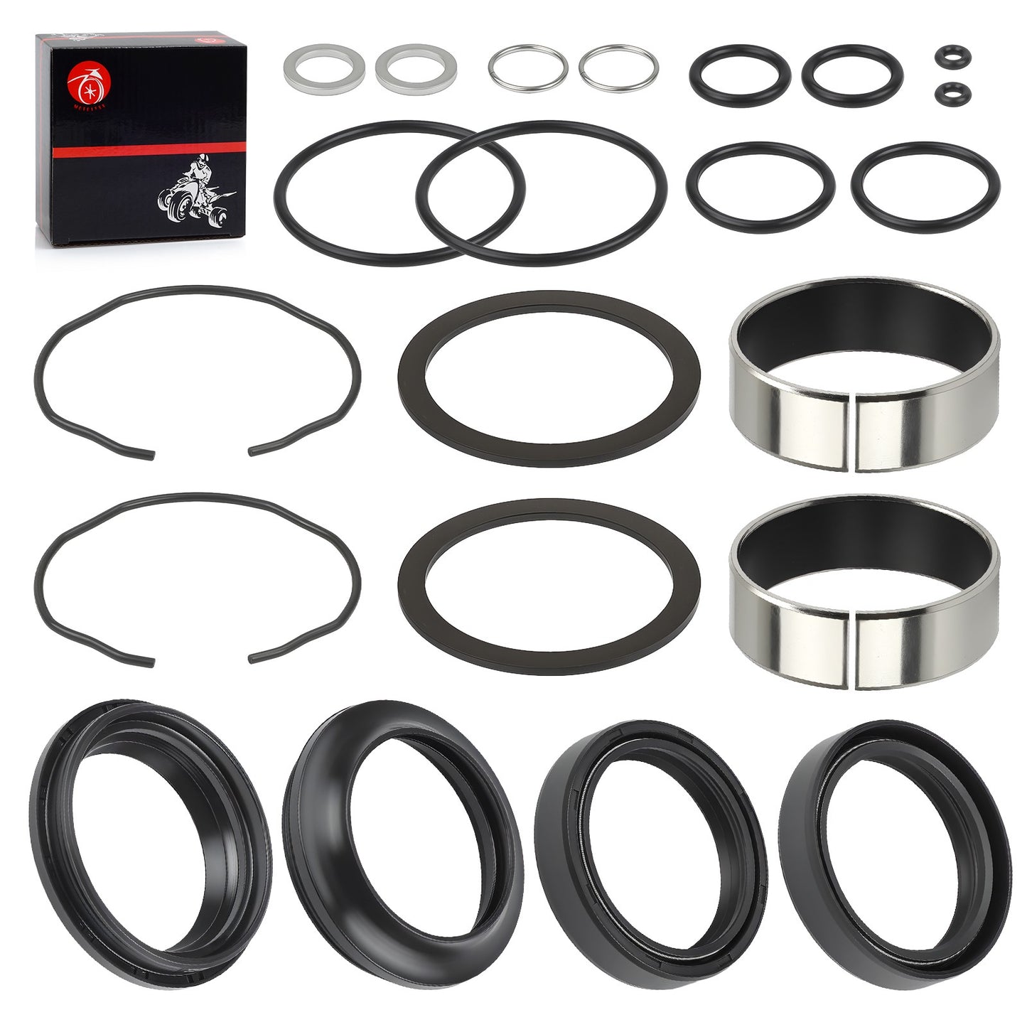 Fork Bushings and Seals Kit for Suzuki GSXR600 GSXR750 (2004–2005)