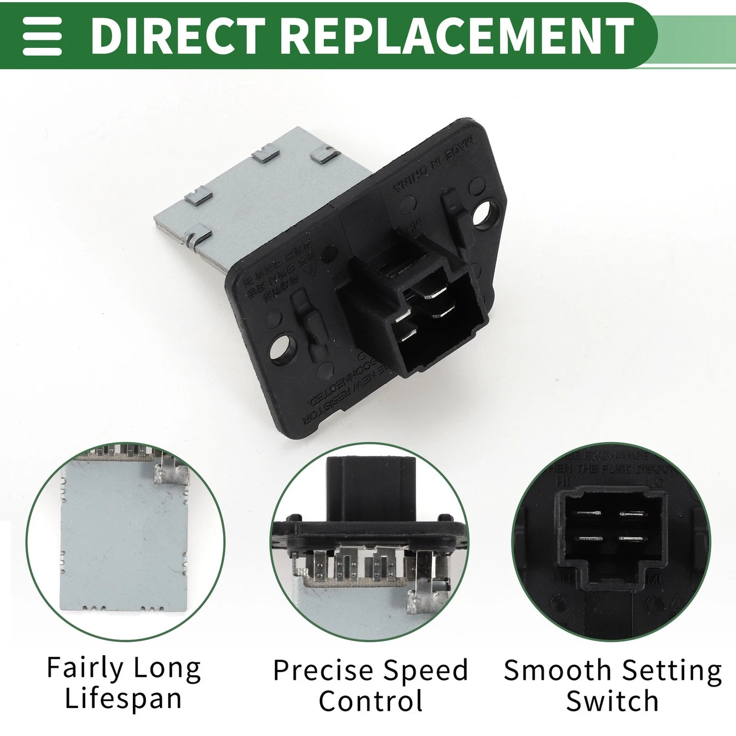 HVAC Blower Motor Resistor No. 97035H1500 for Hyundai Terracan, Kia Sorento (2001–2009)