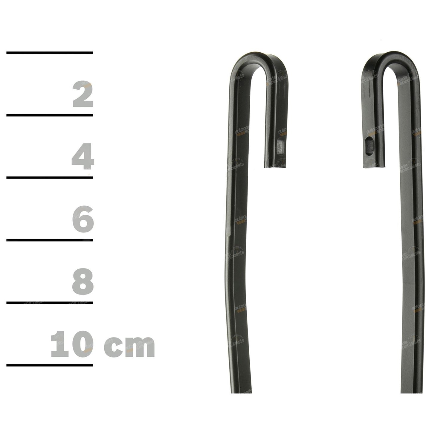 Front Pair Wiper Blades for Mazda 2 DE (2007–2014)