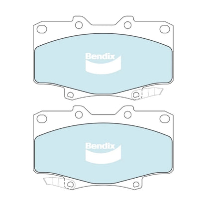 HD Front Disc Brake Pad Set for Hilux 4Runner RN130R YN130 (1989–1996)