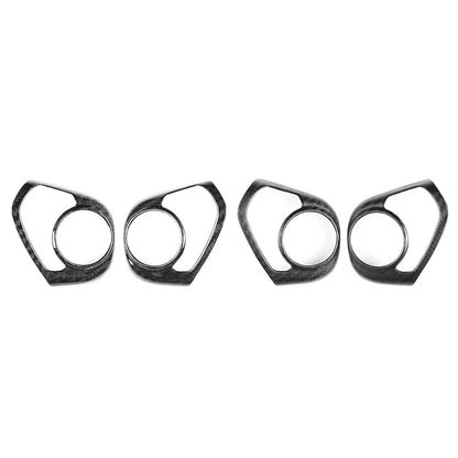 Dry Carbon Fiber Steering Wheel Button Cover Trim for Toyota GR86, Subaru BRZ (2022–2023)