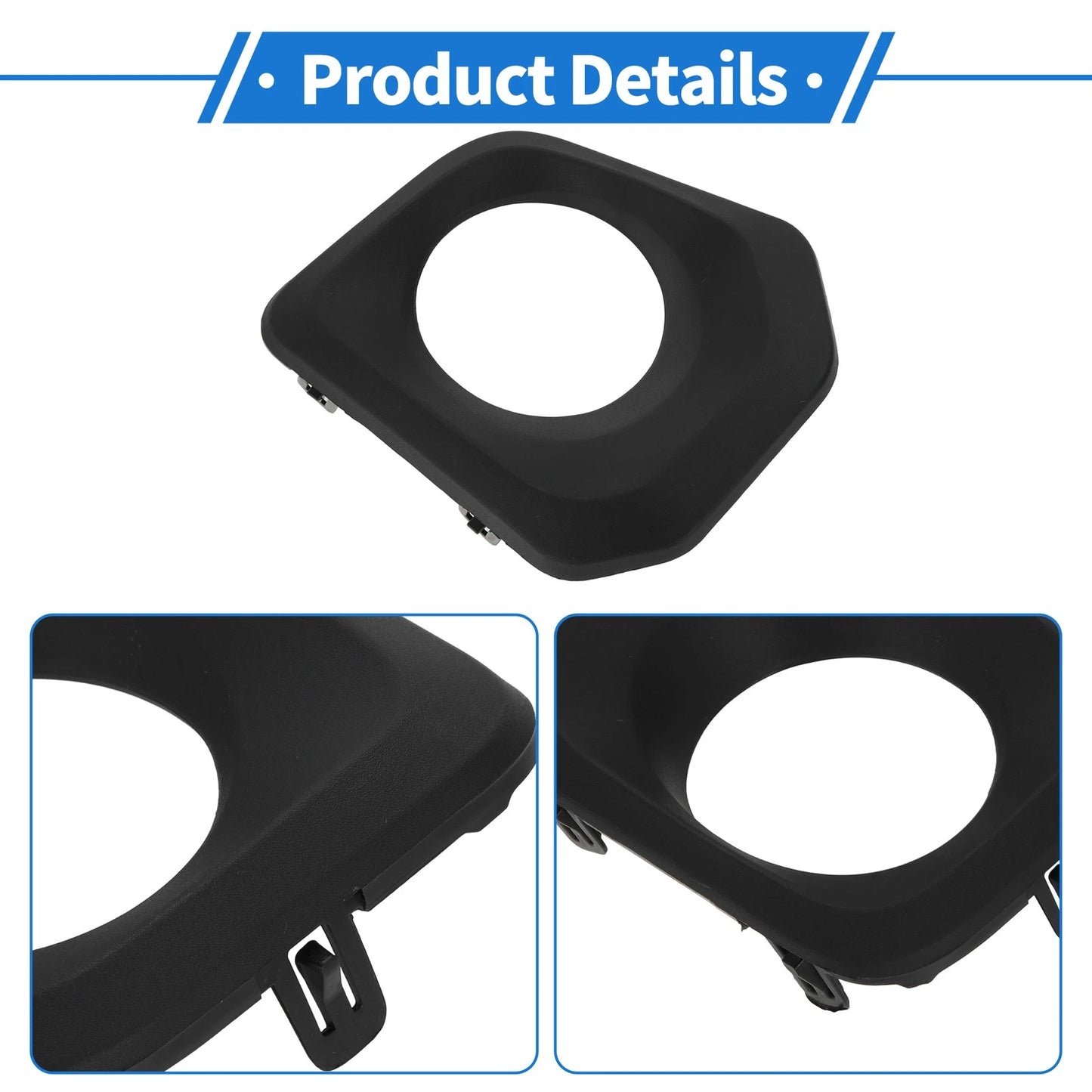 Set of 2 Front Bumper Fog Light Covers No.5212804020 for Toyota Tacoma (2016–2023)