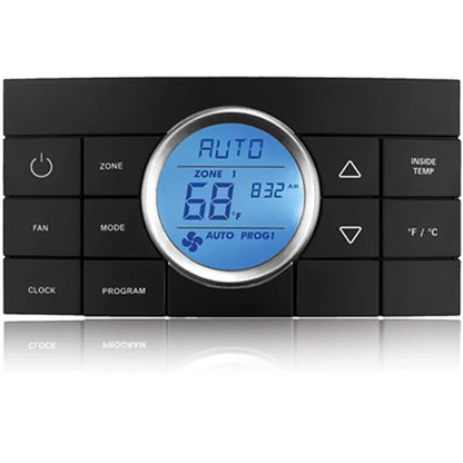 Multi-Zone RV Thermostat Control Center  10-Button 12V