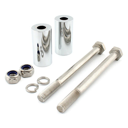 2" Chrome Handlebar Risers for Kawasaki Vulcan 800 900 1500 1600 2000