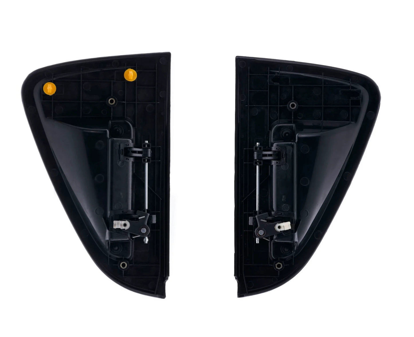Set of 2 Rear Black Outer Door Handles for Holden Barina Spark (2010–2016)