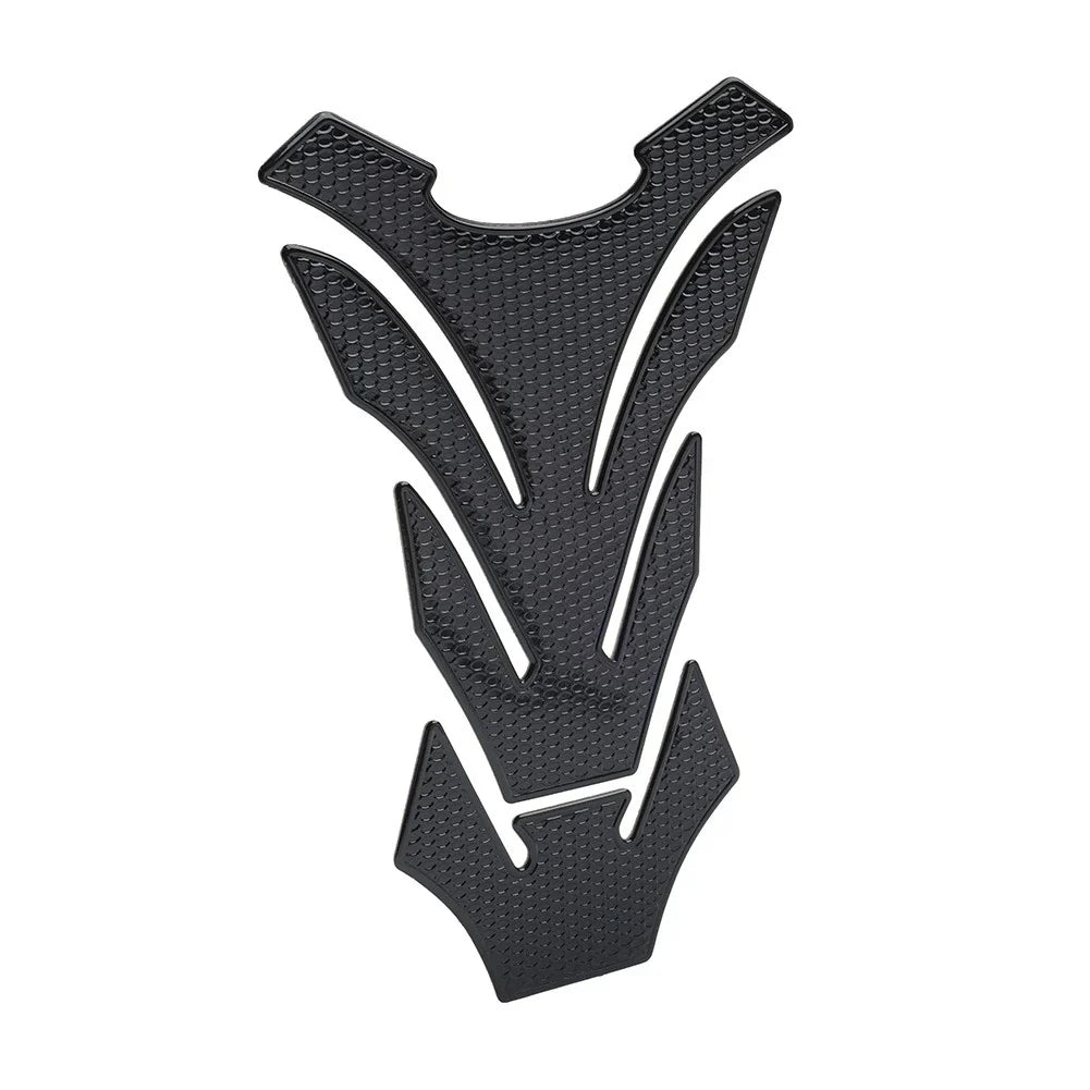 Black Motorcycle Fuel Tank Pad Cover Protector Decal Grip