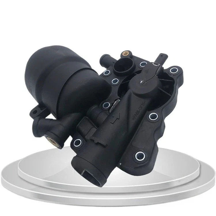 Aluminum Oil Filter Housing Assembly for Audi A4 A6 Q5 Q7 (2009–2015)