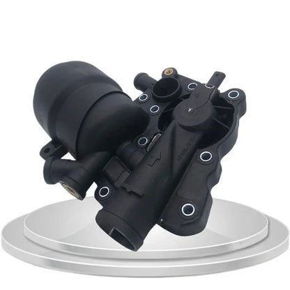 Aluminum Oil Filter Housing Assembly for Audi A4 A6 Q5 Q7 (2009–2015)