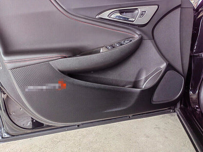 Carbon Fiber / Anti-Kick Panel Sticker Inner Door for Chevrolet Malibu (2016-2022)