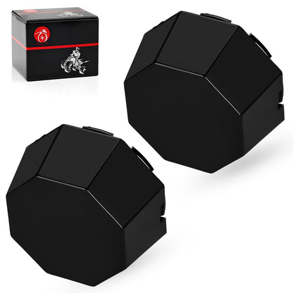 2Pcs Matte Black Hub Cap Cover for Polaris Sportsman 570 (2015–2025)