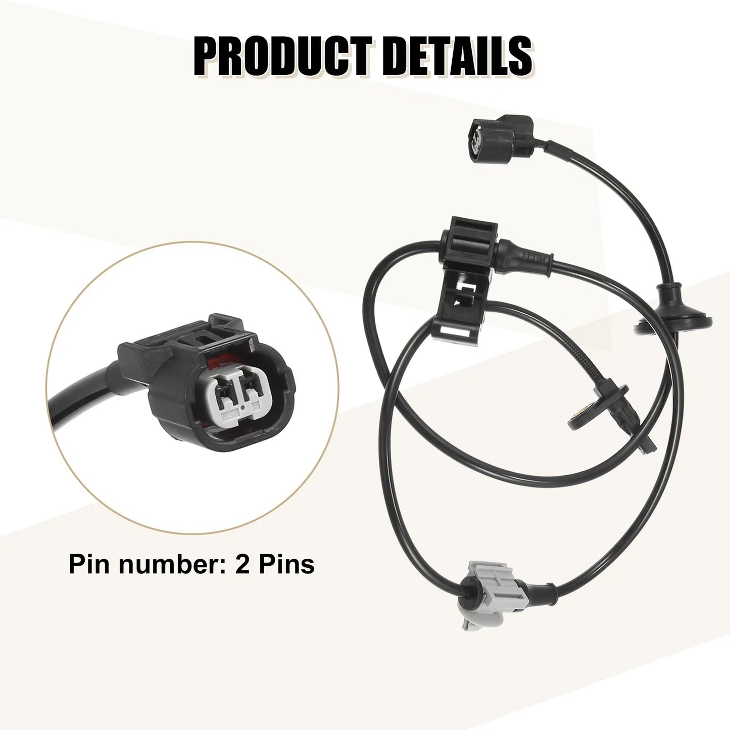 2 x Front Left Right ABS Sensors for Honda Odyssey (2011-2017)