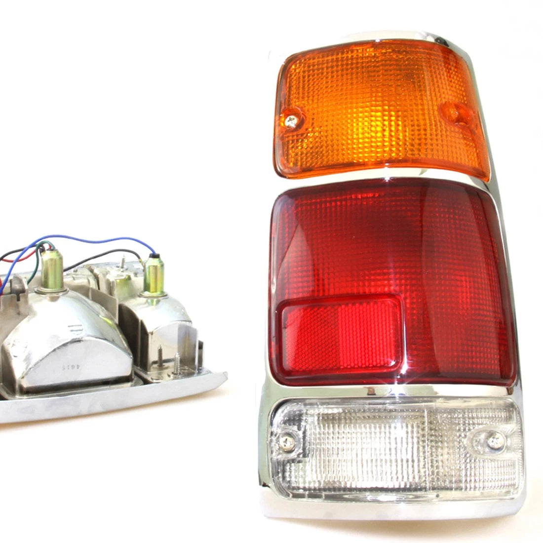 Chrome Tail Light Pair for Isuzu TF TFR Rodeo (1988–2002)