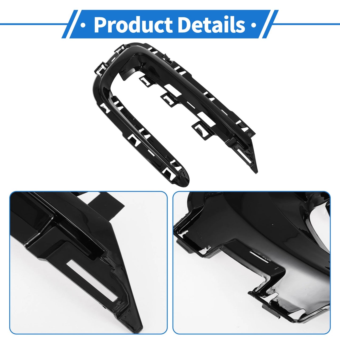 1 Pc Fog Light Grill for Buick Lacrosse (2019) No. 84158997 Black