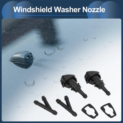 Windshield Washer Nozzle with Hose Connector for Jeep Patriot (2007–2017) No. 05303834AB