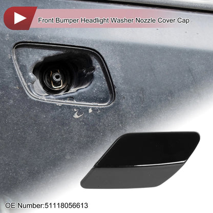 Front Left Bumper Trim Nozzle Cover No. 51118056613 for BMW 320i (2012–2019)