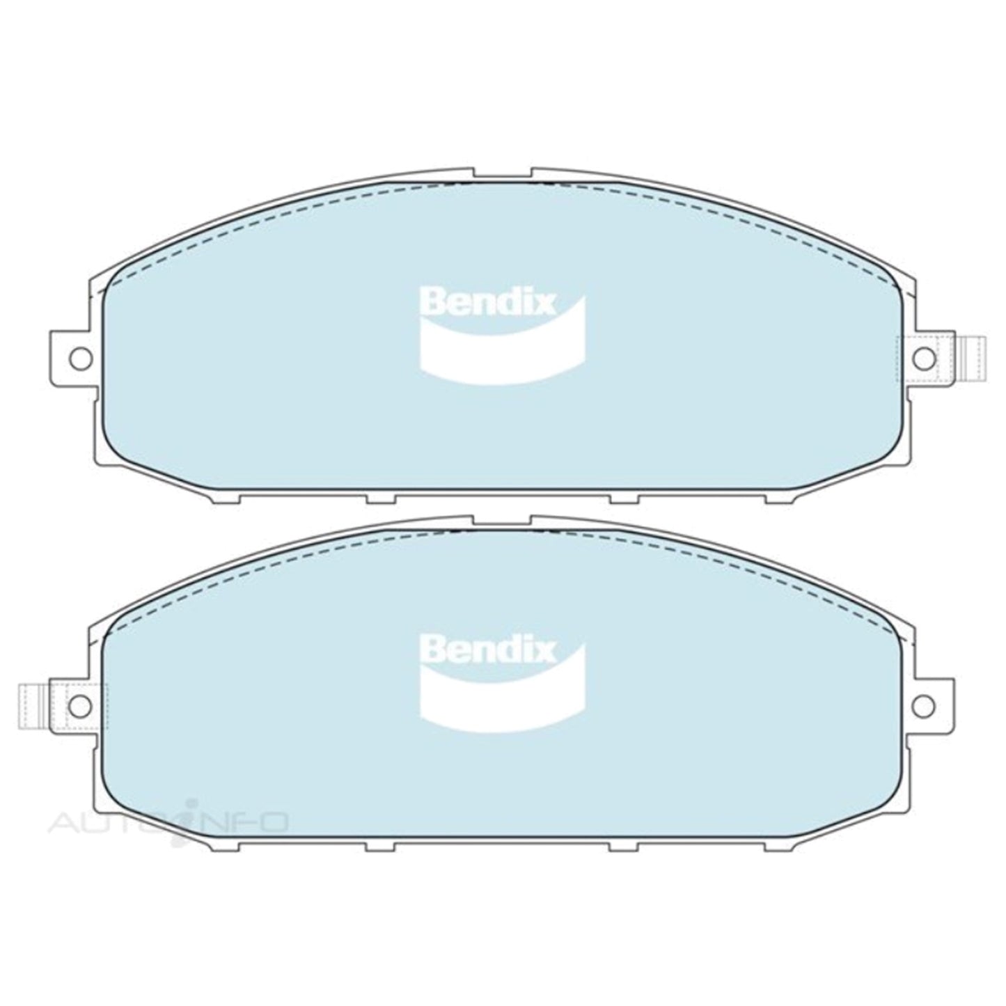 Front Disc Brake Pads for Nissan Patrol GU (1997–2016)