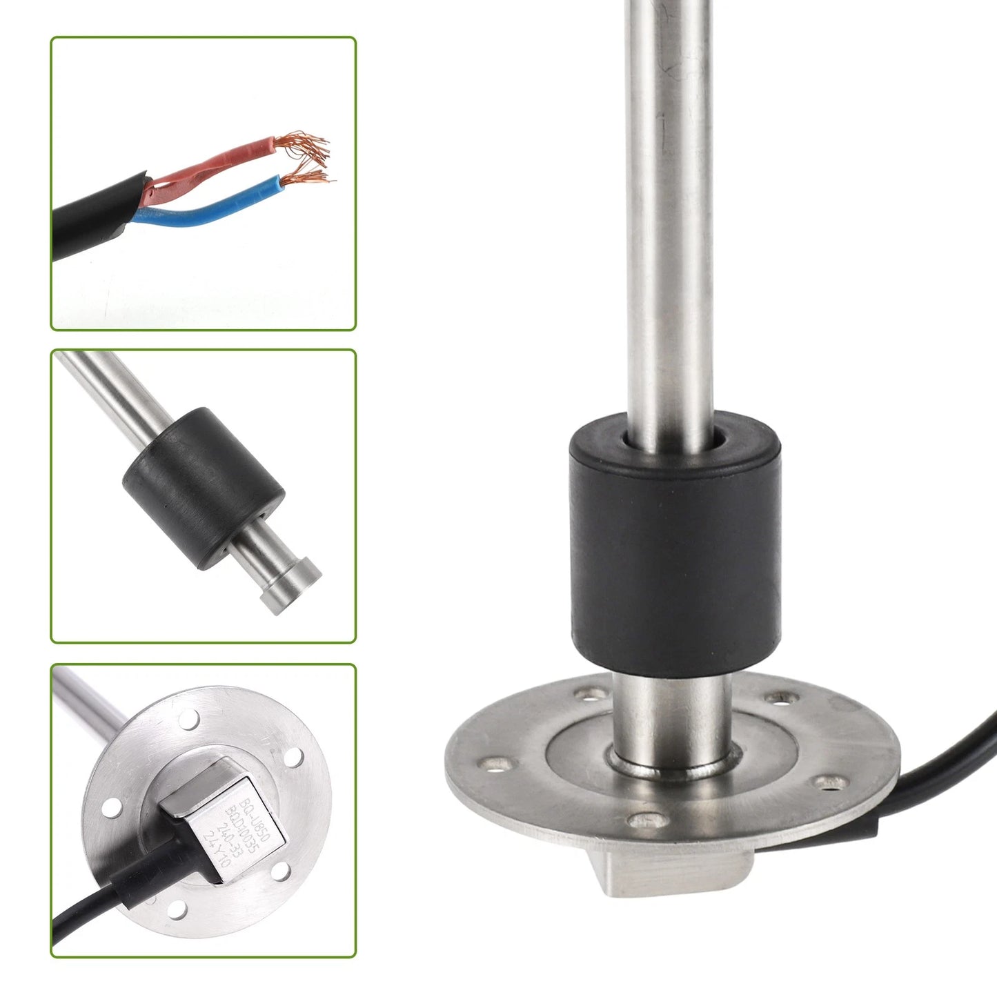 Fuel Sending Unit and Gauge Kit 240-33 Ohm for Boat Car Vehicle