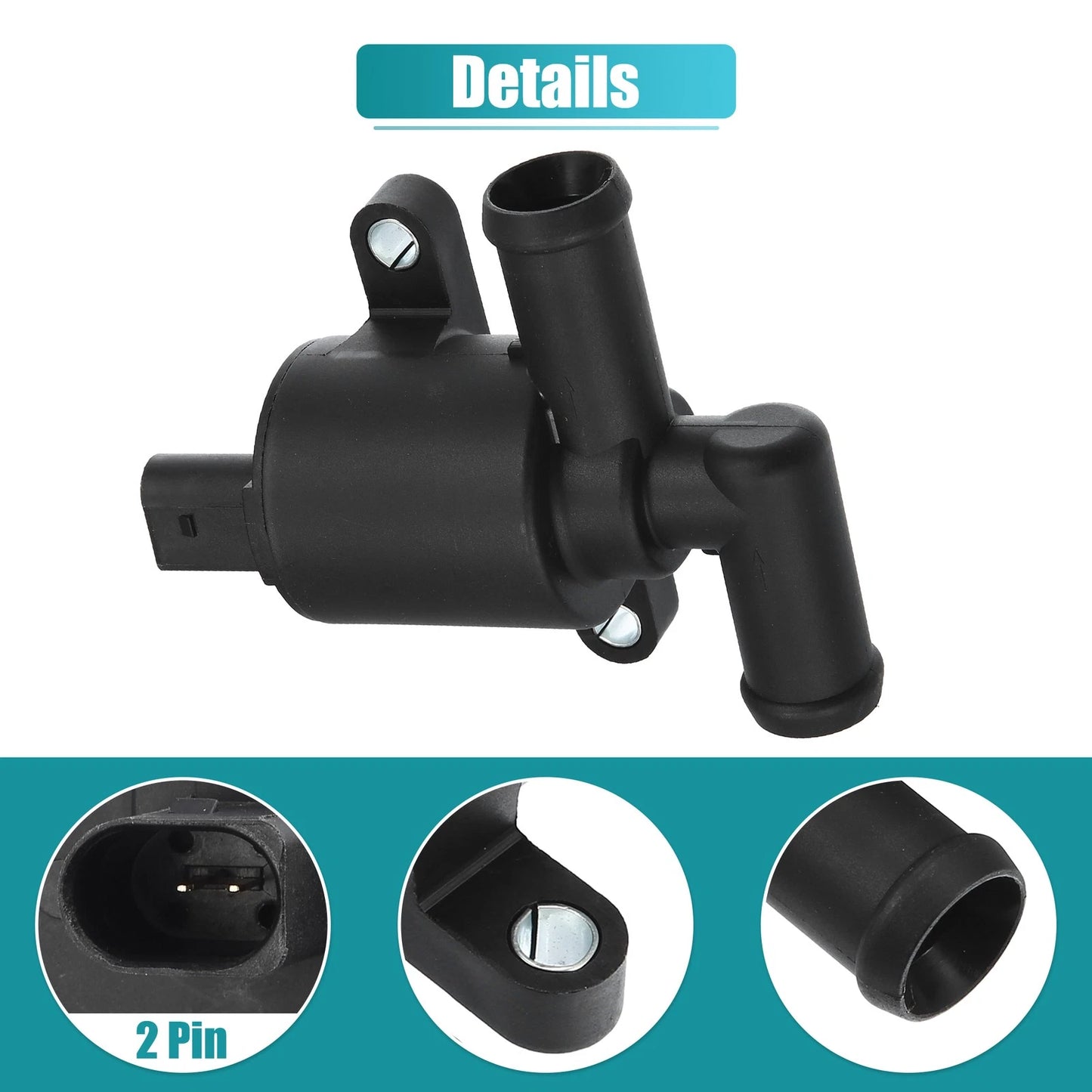 Heater Control Solenoid Valve Plug Kit 4H0121671D 1J0973702 for Audi VW