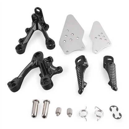 Footpegs Footrests Brackets for Kawasaki Ninja ZX6R (2009–2011)