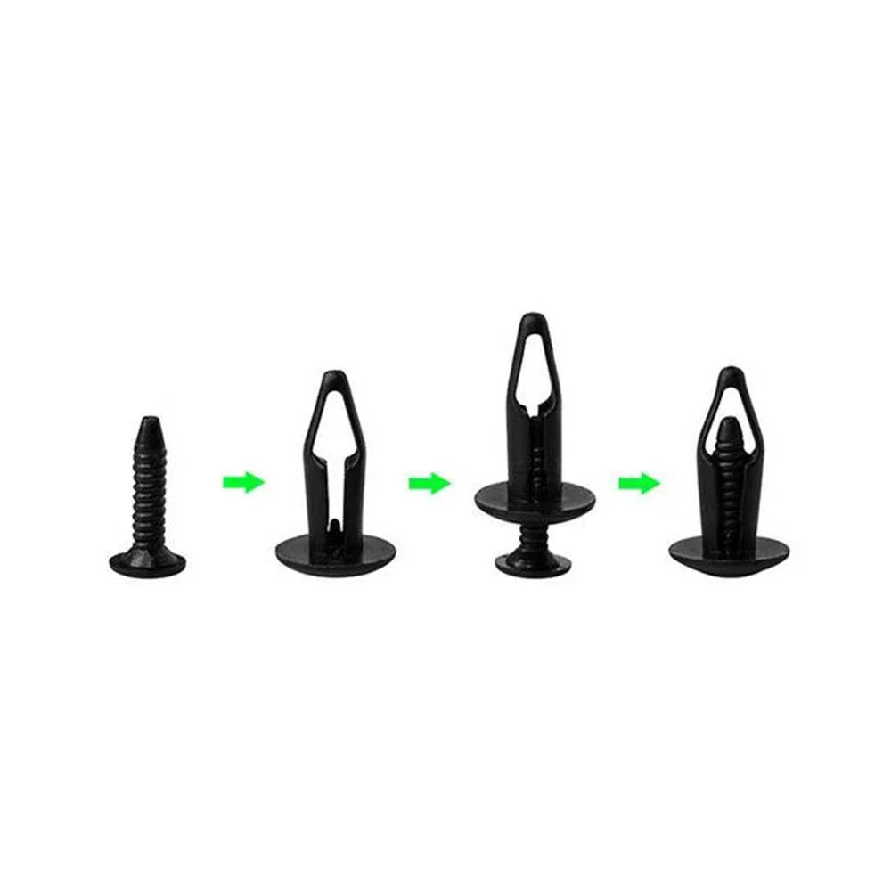 10 x Car Door Trim Panel Clips Screws for 2000-Up Ford Focus