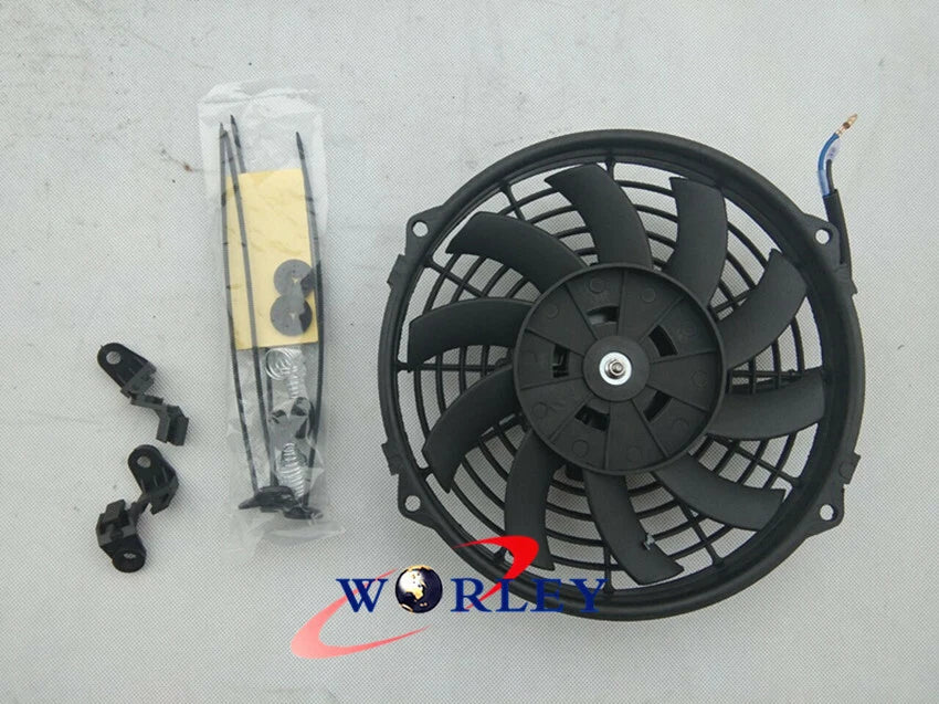 2X 9 Inch 12V Electric Radiator Cooling Fans for Universal Applications