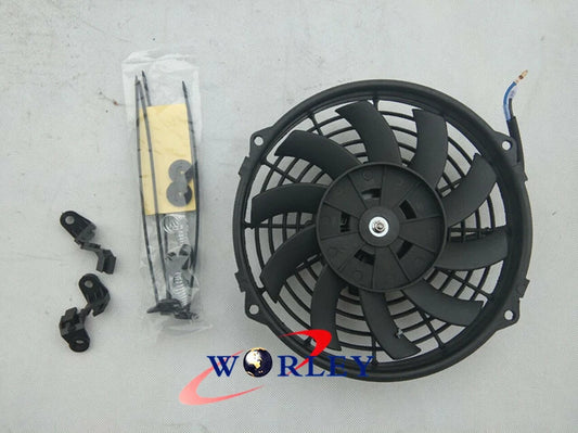 2X 9 Inch 12V Electric Radiator Cooling Fans for Universal Applications