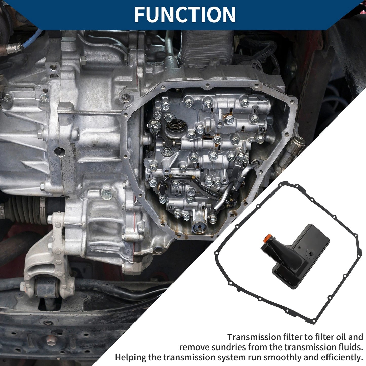 Set of 2 DL501/0B5 Automatic Transmission Filter Kit No.0B5325429E for Audi S7 (2013–2018)