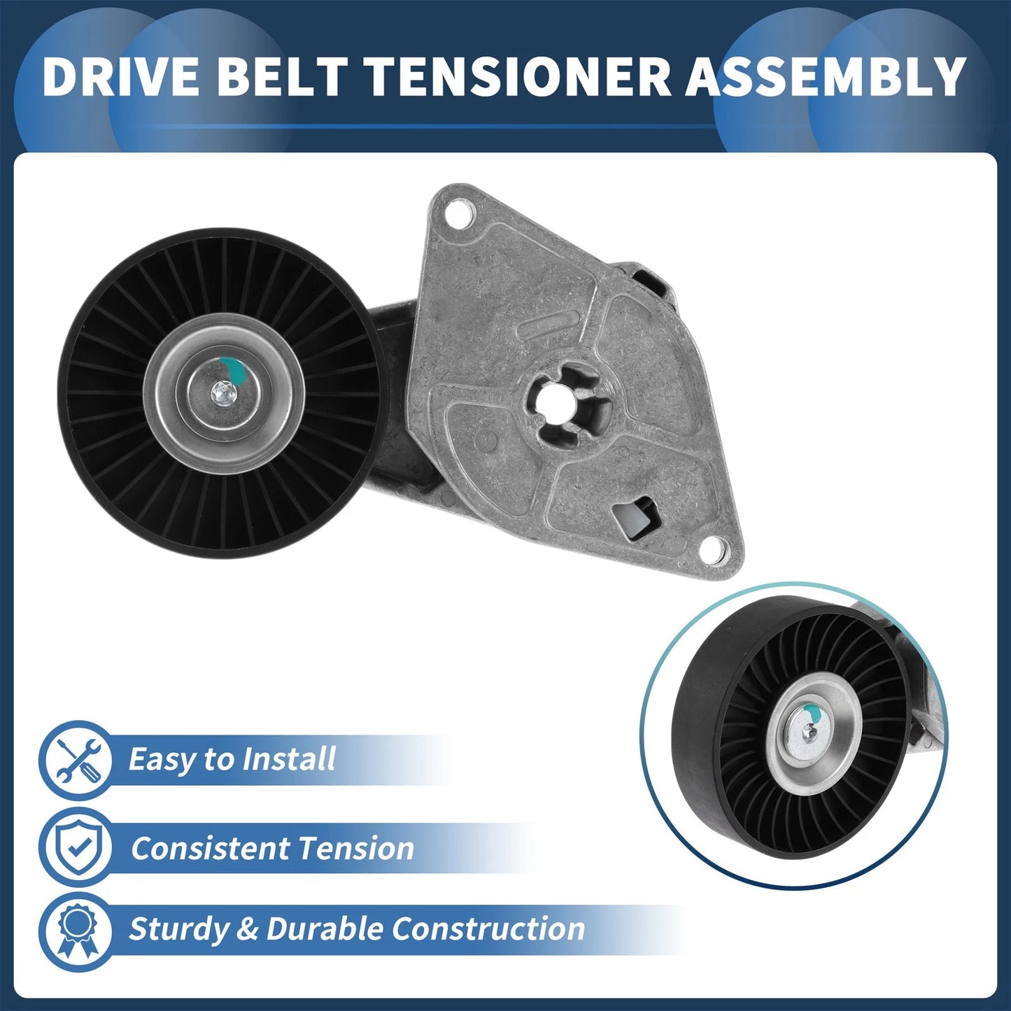 Belt Tensioner for Land Rover Freelander (1998–2004) No.PQG100141L Metal