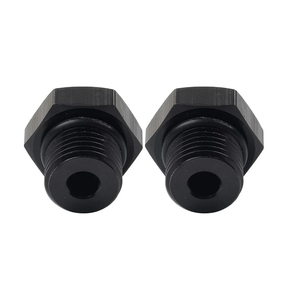Aluminum 4AN Block Off Cap ORB Plug Male Fitting Adapters