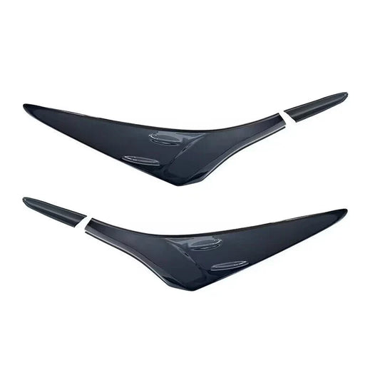 4X Smoky Black Rear Tail Light Lamp Cover Trim Decor for Toyota Camry (2018–2022)