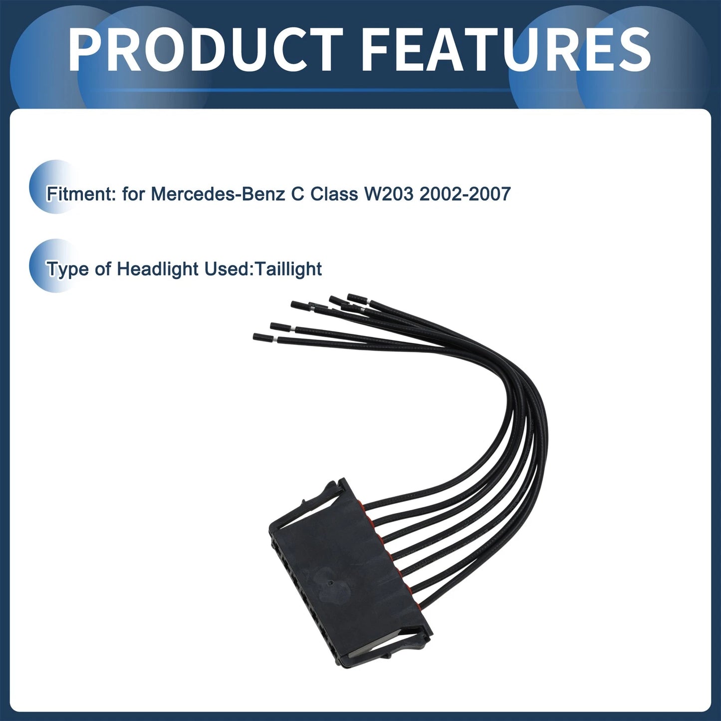 Lamp Wire Harness A2115450328 for Mercedes-Benz C Class W203 (2002–2007)