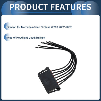 Lamp Wire Harness A2115450328 for Mercedes-Benz C Class W203 (2002–2007)