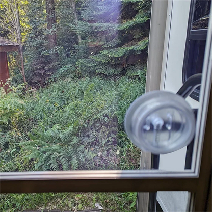 Clear Screen Door Slider Panel with Push Down Handle for Universal RV