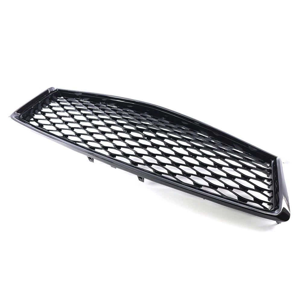 Honeycomb Front Bumper Upper Mesh Grille Black for Infiniti Q50 (2018-2023)