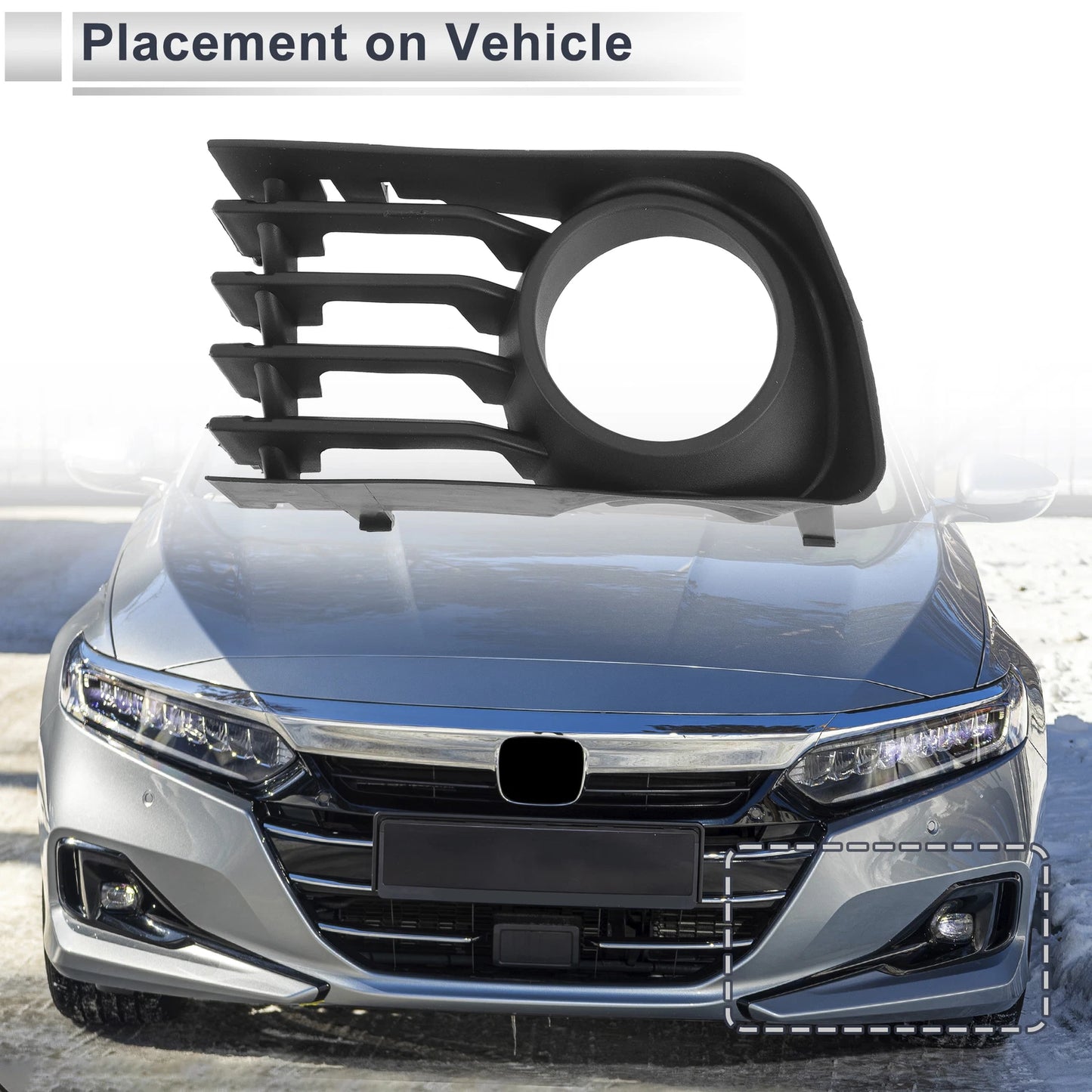 1 Pc Fog Light Grill for Toyota Prius (2004–2009) No. 5311347020