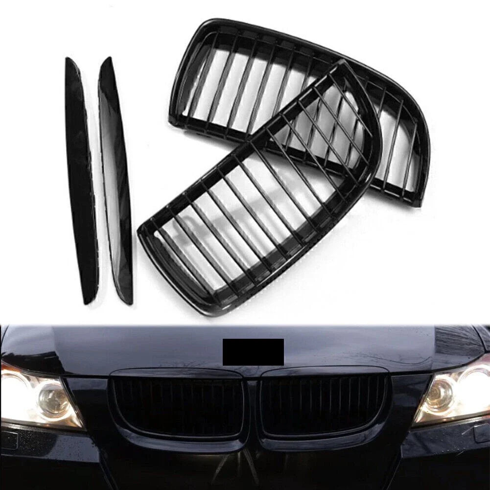 Upper Bumper Mesh Grille for BMW E90 E91 3 Series (2005-2008)