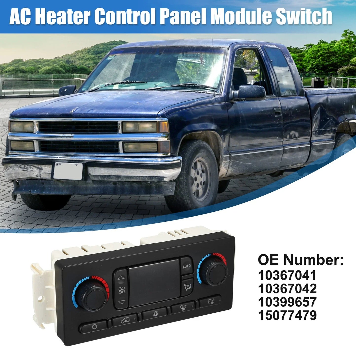 A/C Heater Climate Control Panel for Chevrolet Silverado (2007-2013)