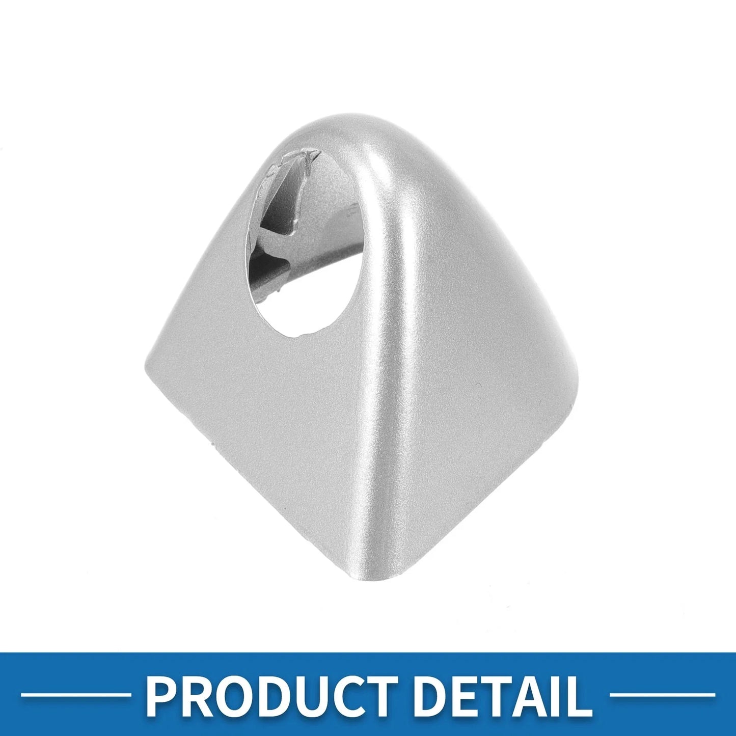 Front Right Side Washer Nozzle Cover Cap for BMW X5 Silver Tone
