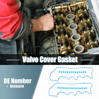 Set of 1 Valve Cover Gasket for Ford Mustang (2007–2010) VS50687R Rubber Blue