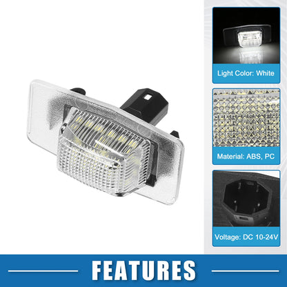 2X LED License Plate Light Assembly No.YL8Z13550AA for Ford Escape (2001–2007)