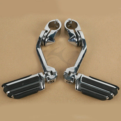 32mm Engine Guard Bar Highway Footpeg Pegs for Harley Road Street Glide (2006-2023)